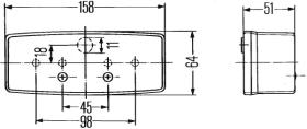 Hella 2BE003184051 - LUZ IZQ.2 SERVICIOS