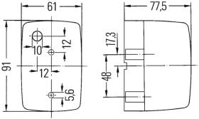 Hella 2BM002652051 - INTERMITENTE CAMION PLAT.DB