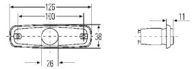 Hella 2PS962964012 - LUZ DE DELIMITACIÓN