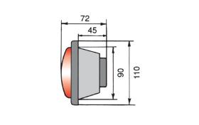 Rinder 85900 - LUZ ROJA POSTERIOR R-E9-7046