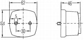 Hella 2PS003057051 - LUZ DE DELIMITACIÓN, C5W