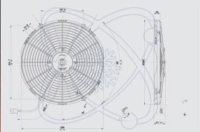 Electroauto 32D0007 - ELECTRO SPAL 382 MM SOP.12V 10 PALA