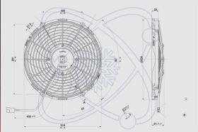 Electroauto 32H0001 - ELECTROVENTILADOR (12V) SPAL ESTáNDAR