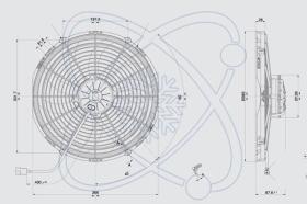 Electroauto 32H0002 - ELECTROVENTILADOR (12V) SPAL ESTáNDAR