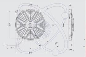 Electroauto 32H0004 - ELECTROVENTILADOR (12V) SPAL ESTáNDAR