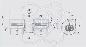 Electroauto 41D0007 - TURBINA SPAL 12V 310 X 113.5 X 128 (008-A45-02)