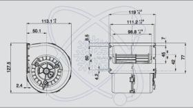 Electroauto 41E0005 - TURBINA SPAL 1 EJE 24V(008-B37/C-42