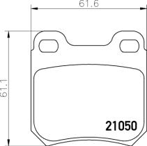 Pagid T1016 - T1016 OPEL VECTRA B (36_), 09/95>04