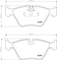 Pagid T1103 - T1103 BMW 5 (E39), 11/95>06/03