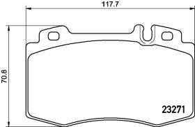 Pagid T1174 - PAST.MB S-CLASS COUPE,03/99>03/06