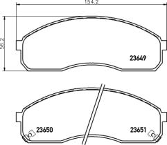 Pagid T1265 - T1265 KIA CARNIVAL I (UP), 08/99>10