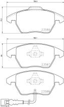 Pagid T1376 - PAST.VW PASSAT(362)08/10 >