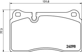 Pagid T1499 - T1499 VW TOUAREG, 10/02>05/10