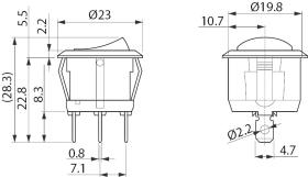 Cargo 181607 - INTERRUPTOR BASCULANTE MINI