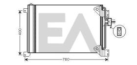  30C30008 - CONDENSADOR PARA APLICACIóN ORIGINAL IVECO