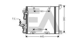 Electroauto 30C54019 - CONDENSADOR PARA APLICACIóN ORIGINAL OPEL