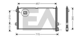 Electroauto 30C76007 - CONDENSADOR PARA APLICACIóN ORIGINAL VOLVO